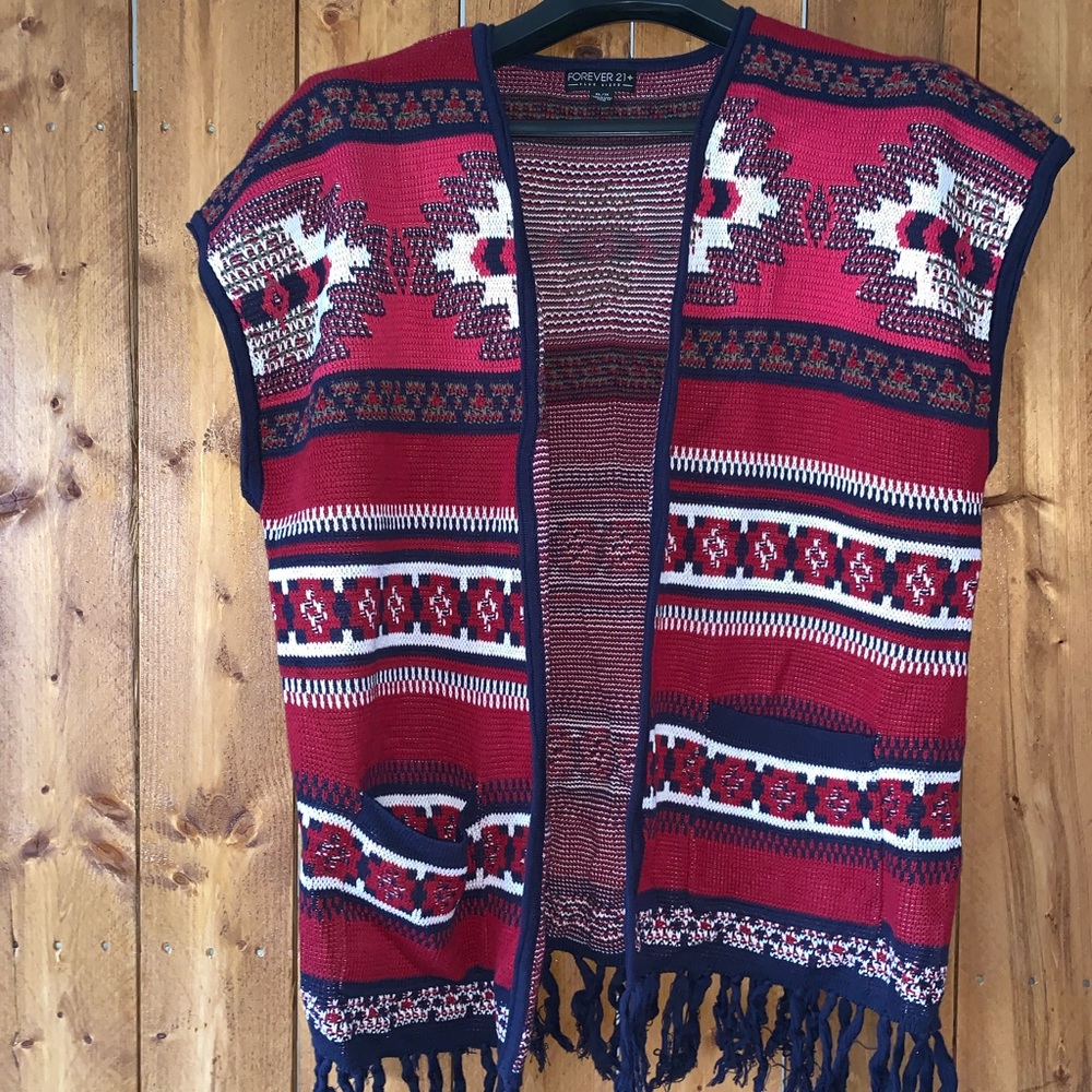 Forever21 plus open cardigan